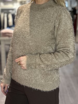 Zoom bild av Cat - Stickad tröja med rund hals 