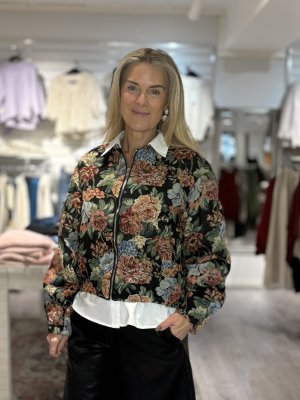 Zoom bild av Garwin - Bomberjacka med blommor 