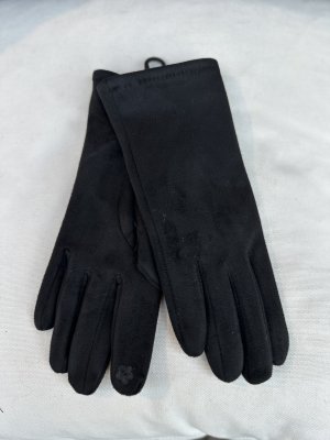 Villa - Handske i mocka - Svart - One Size