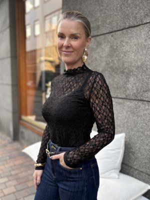 Saga - Spetstopp - Svart - One Size