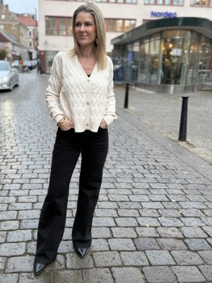 Zoom bild av Klara - Jeans med vida ben - Svart