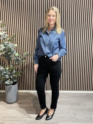 Jeans med härlig stretch - Svart
