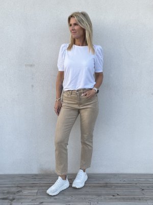 Zoom bild av Fenja -T-shirt med puffärm - Vit