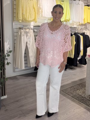 Zoom bild av Jenny - Virkad topp - Rosa - One Size