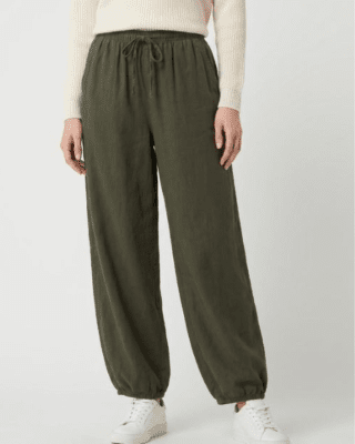 Zoom bild av Barabara - Ballongbyxa i baby manchester - Khaki - One Size