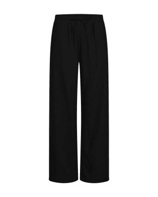 Zoom bild av Favoritbyxan Lava - En lång byxa i lin och viskos - Svart