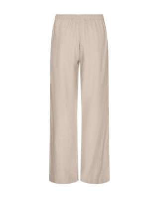 Zoom bild av Favoritbyxan Lava - En lång byxa i lin och viskos - Sand melange