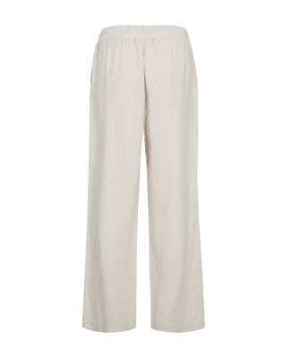 Zoom bild av Favoritbyxan Lava - En lång byxa i lin och viskos - Moonbeam melange / Ljusbeige