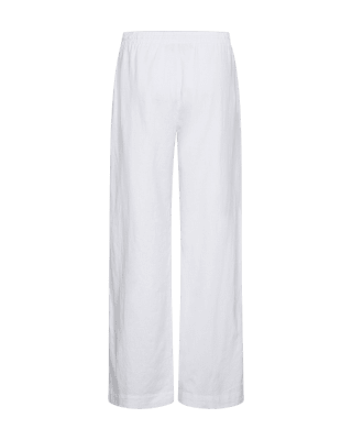 Zoom bild av Favoritbyxan Lava - En lång byxa i lin och viskos - Vit