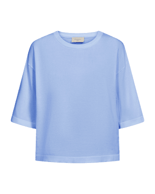 Zoom bild av Conny - Tröja med kort ärm - Ljusblå