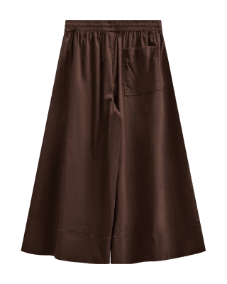 Jules - Vid ankel byxa med resår - Brun