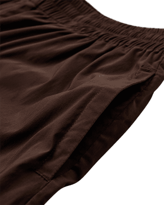 Jules - Vid ankel byxa med resår - Brun