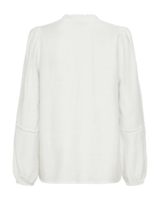 Zoom bild av Antina - V-ringad blus - Creme