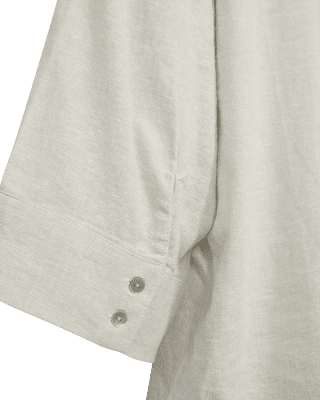 Zoom bild av Lava - Skjorta i lin och viskos - Moonbeam melange / Ljusbeige