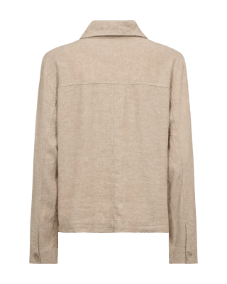 Zoom bild av Lava - Jacka i lin och viskos - Sand Melange / Beige