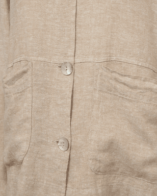 Zoom bild av Lava - Jacka i lin och viskos - Sand Melange / Beige