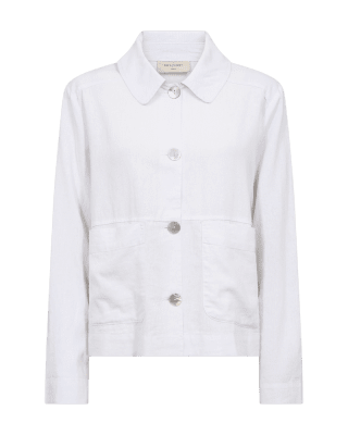 Zoom bild av Lava - Jacka i lin och viskos - Vit