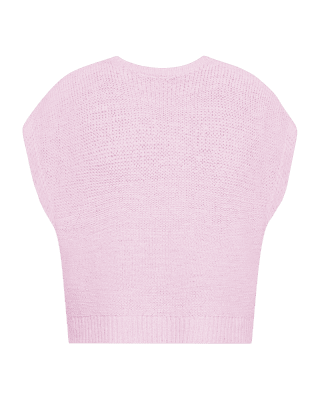 Zoom bild av Stickad härlig väst - Rosa