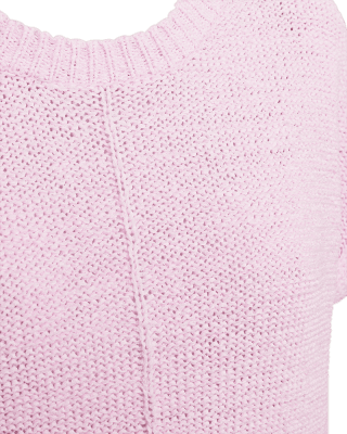 Zoom bild av Stickad härlig väst - Rosa