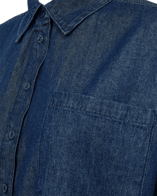 Zoom bild av Ronda - Denimskjorta med kort ärm