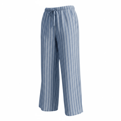 Zoom bild av Mary - Randig byxa med resår - Blå / Vit