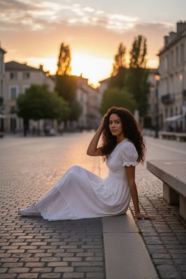 Zoom bild av Jessica - Klänning med brodyr 
