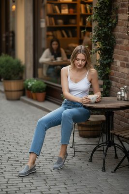 Zoom bild av Lisen - Jeans croppad flare 
